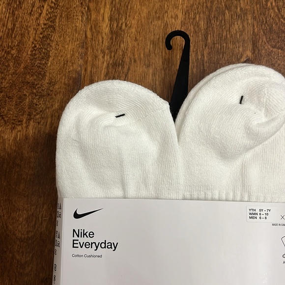 Nike Everyday Ankle Cotton Cushioned Socks 6 Pack - Picture 4 of 17